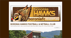 Desktop Screenshot of boroniafc.com.au